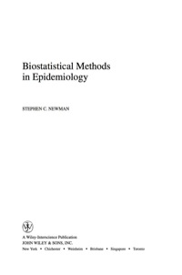Cover image: Biostatistical Methods in Epidemiology 1st edition 9780471369141