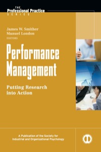 Cover image: Performance Management: Putting Research into Action 1st edition 9780470192320