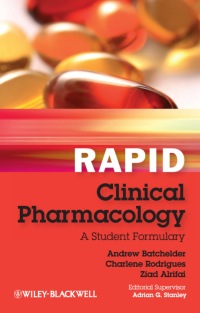 Cover image: Rapid Clinical Pharmacology: A Student Formulary 1st edition 9780470654415