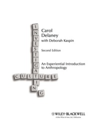 Cover image: Investigating Culture: An Experiential Introduction to Anthropology 2nd edition 9781405154246