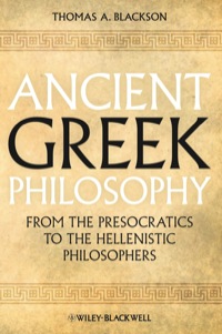 Cover image: Ancient Greek Philosophy: From the Presocratics to the Hellenistic Philosophers 1st edition 9781444335736