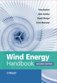 Cover image: Wind Energy Handbook 2nd edition 9780470699751