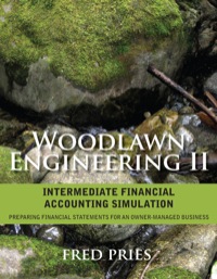 Cover image: Woodlawn Engineering II: Intermediate Financial Accounting Simulation 1st edition 9781118291955