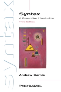 Imagen de portada: Syntax: A Generative Introduction, 3rd Edition 3rd edition 9780470655313