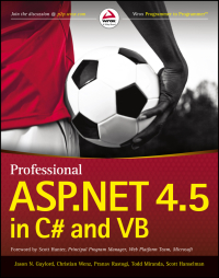 Cover image: Professional ASP.NET 4.5 in C# and VB 1st edition 9781118311820
