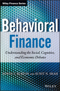 Cover image: Behavioral Finance: Understanding the Social, Cognitive, and Economic Debates 1st edition 9781118300190