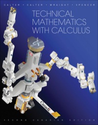 Cover image: Technical Mathematics with Calculus, Second Canadian Edition 2nd edition 9780470678848