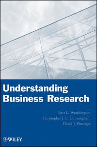Cover image: Understanding Business Research 1st edition 9781118134269