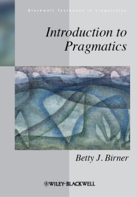 صورة الغلاف: Introduction to Pragmatics 1st edition 9781405175821