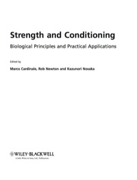 Cover image: Strength and Conditioning: Biological Principles and Practical Applications 1st edition 9780470019191