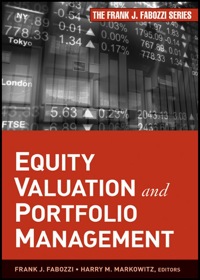 Cover image: Equity Valuation and Portfolio Management 1st edition 9780470929919