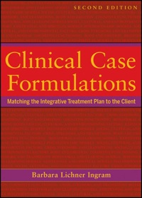 Cover image: Clinical Case Formulations: Matching the Integrative Treatment Plan to the Client 2nd edition 9781118038222