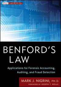 Cover image: Benford's Law: Applications for Forensic Accounting, Auditing, and Fraud Detection 1st edition 9781118152850