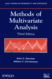 Imagen de portada: Methods of Multivariate Analysis 3rd edition 9780470178966