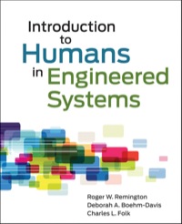 Cover image: Introduction to Humans in Engineered Systems 1st edition 9780470548752
