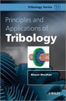 Cover image: Principles and Applications of Tribology 2nd edition 9781119944546
