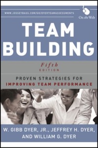 Cover image: Team Building: Proven Strategies for Improving Team Performance 5th edition 9781118105139