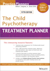 Imagen de portada: The Child Psychotherapy Treatment Planner 5th edition 9781118067857