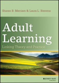 Cover image: Adult Learning: Linking Theory and Practice 1st edition 9781118130575
