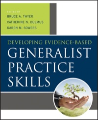 Titelbild: Developing Evidence-Based Generalist Practice Skills 1st edition 9781118176962