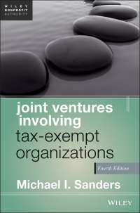 Imagen de portada: Joint Ventures Involving Tax-Exempt Organizations 4th edition 9781118317112