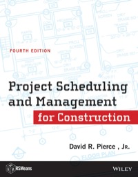 Imagen de portada: Project Scheduling and Management for Construction 4th edition 9781118367803