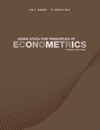 Cover image: Using Stata for Principles of Econometrics 4th edition 9781118032084