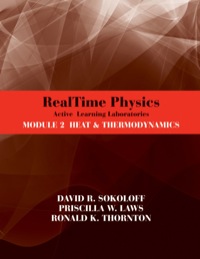 Cover image: RealTime Physics Active Learning Laboratories, Module 2: Heat & Thermodynamics 3rd edition 9780470768914