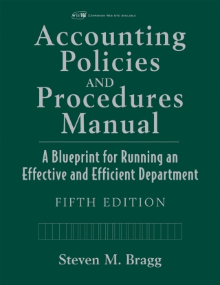 Imagen de portada: Accounting Policies and Procedures Manual 5th edition 9780470146620