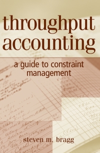 Cover image: Throughput Accounting 1st edition 9780471251095