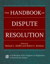 Imagen de portada: The Handbook of Dispute Resolution 1st edition 9780787975388