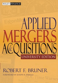 Imagen de portada: Applied Mergers and Acquisitions, University Edition 1st edition 9780471395348