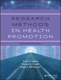 Cover image: Research Methods in Health Promotion 2nd edition 9781118409060