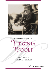 Cover image: A Companion to Virginia Woolf 1st edition 9781118457887