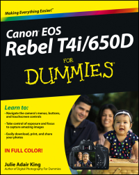 Cover image: Canon EOS Rebel T4i/650D For Dummies 1st edition 9781118335970