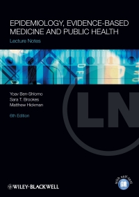 Cover image: Lecture Notes: Epidemiology, Evidence-based Medicine and Public Health 6th edition 9781444334784