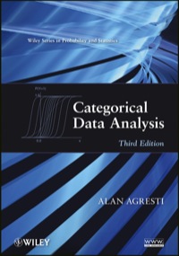 Cover image: Categorical Data Analysis 3rd edition 9780470463635