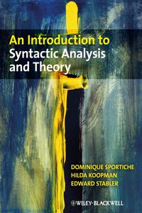 Cover image: An Introduction to Syntactic Analysis and Theory 1st edition 9781405100175
