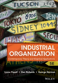 Imagen de portada: Industrial Organization: Contemporary Theory and Empirical Applications 5th edition 9781118250303
