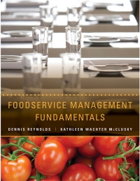 表紙画像: Foodservice Management Fundamentals 1st edition 9780470409060