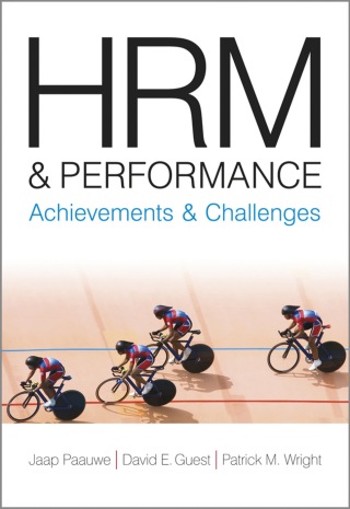 Cover image: HRM and Performance: Achievements and Challenges 1st edition 9781405168335