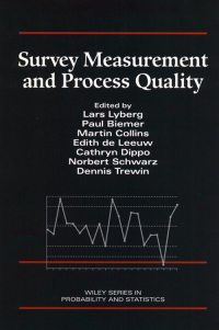 Cover image: Survey Measurement and Process Quality 1st edition 9780471165590