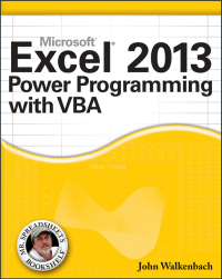 Titelbild: Excel 2013 Power Programming with VBA 1st edition 9781118490396