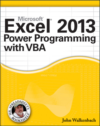 表紙画像: Excel 2013 Power Programming with VBA 1st edition 9781118490396