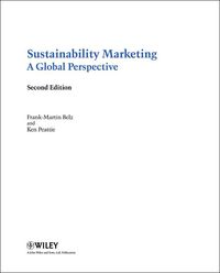 Cover image: Sustainability Marketing: A Global Perspective 2nd edition 9781119966197