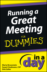 Cover image: Running a Great Meeting In a Day For Dummies 1st edition 9780764519666