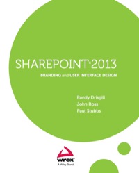 Cover image: SharePoint 2013 Branding and User Interface Design 1st edition 9781118495674