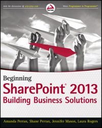 Cover image: Beginning SharePoint 2013: Building Business Solutions 1st edition 9781118495896