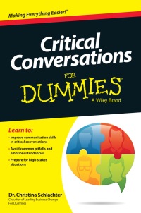 Immagine di copertina: Critical Conversations For Dummies 1st edition 9781118490310