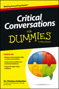 Cover image: Critical Conversations For Dummies 1st edition 9781118490310